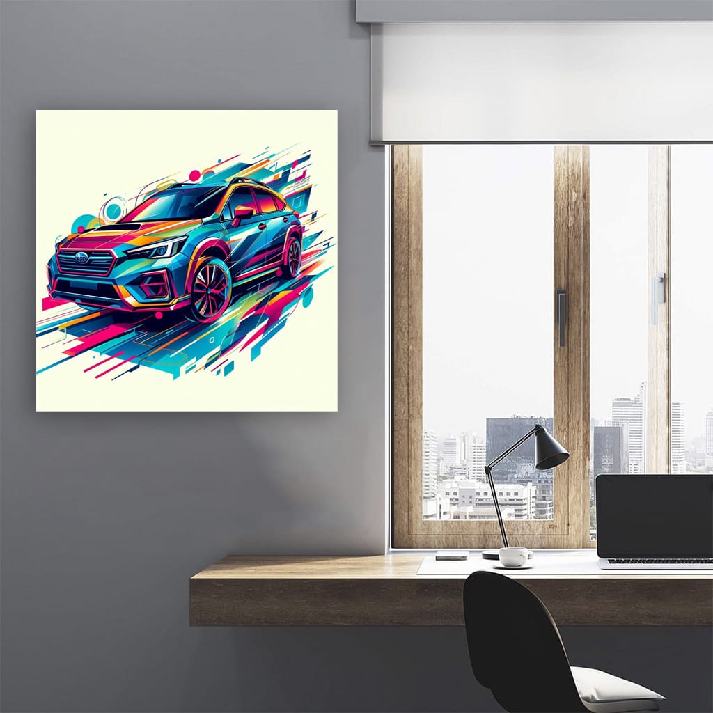 Subaru Crosstrek (xv) Absctract Wall Art