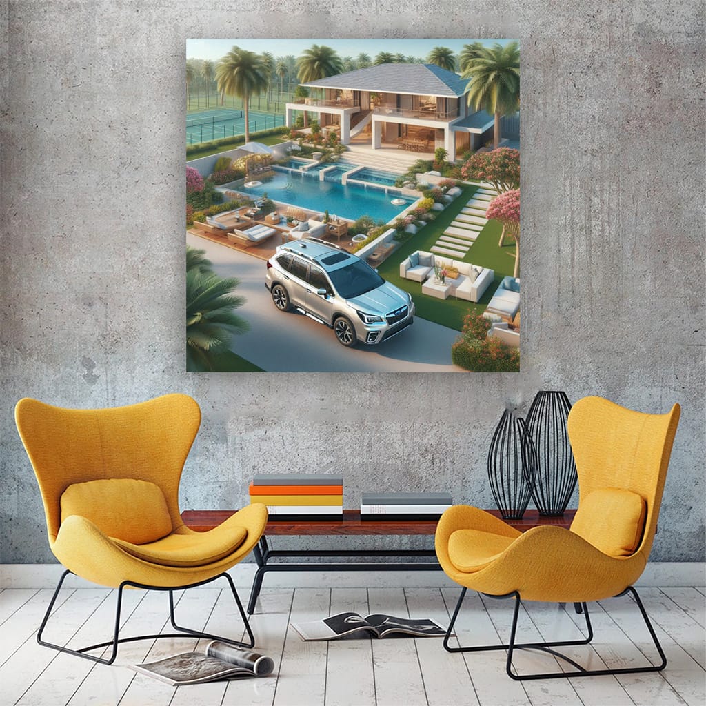 Subaru Forester Luxury Life Wall Art