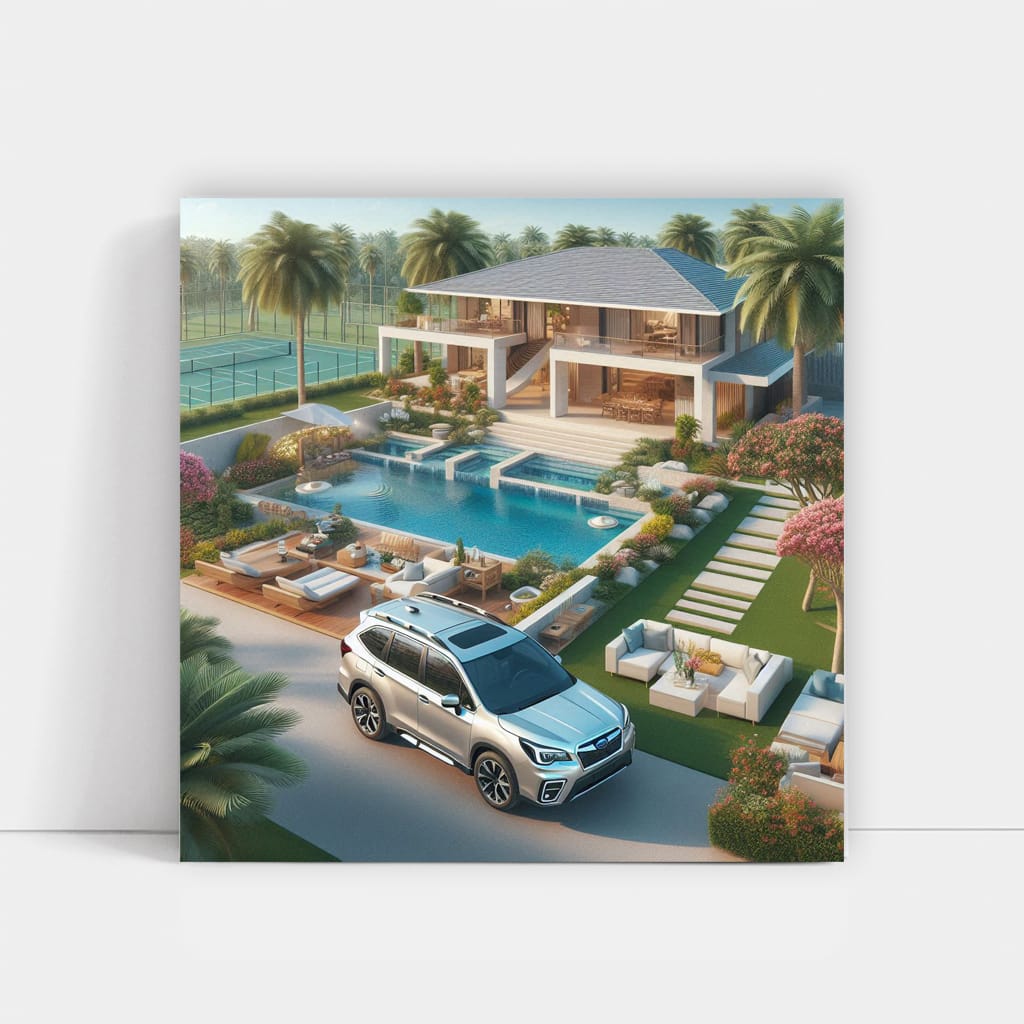 Subaru Forester Luxury Life Wall Art