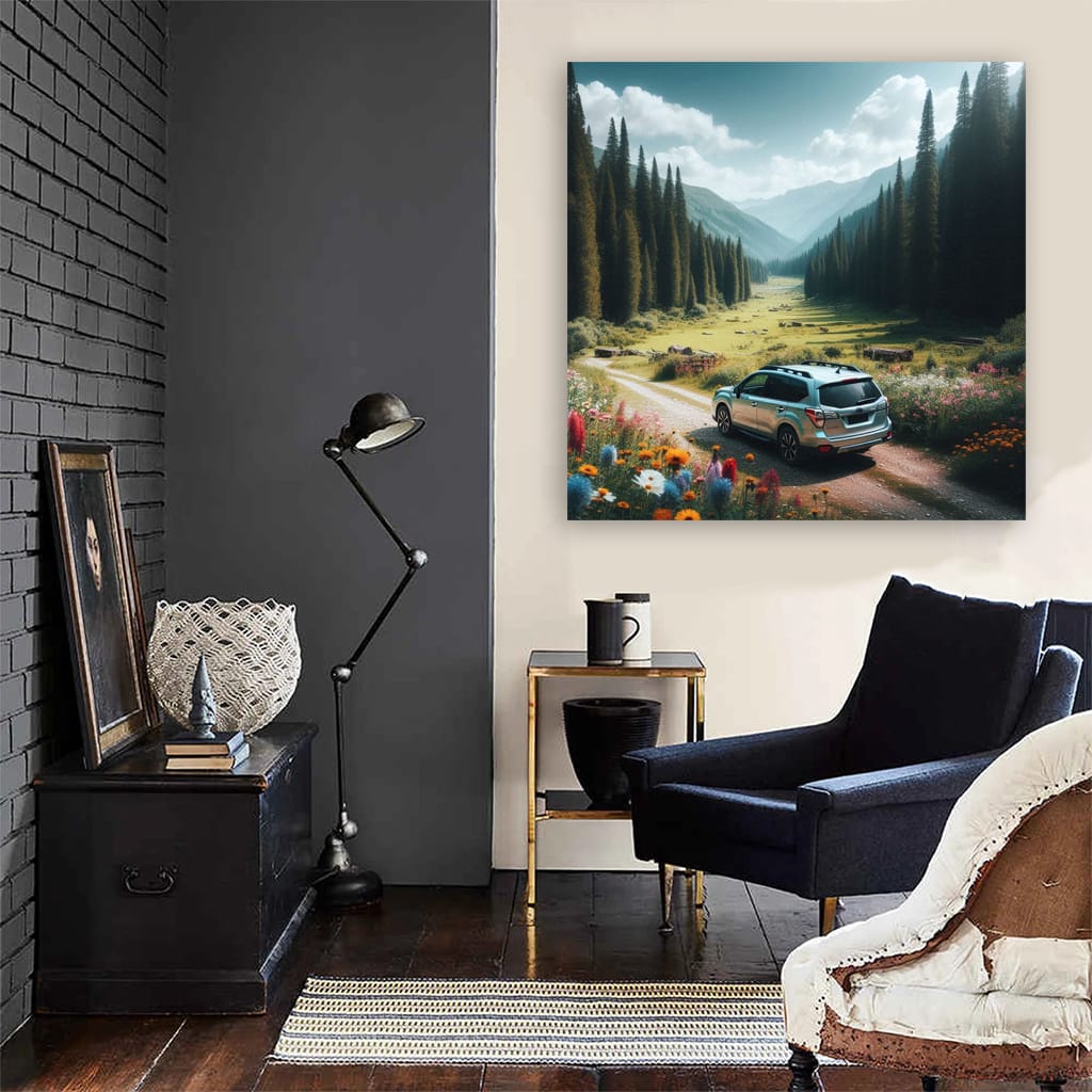 Subaru Forester Valley Wall Art