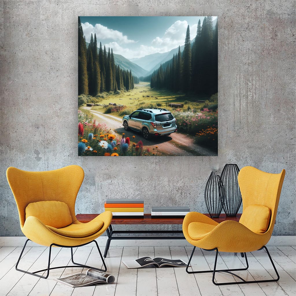 Subaru Forester Valley Wall Art