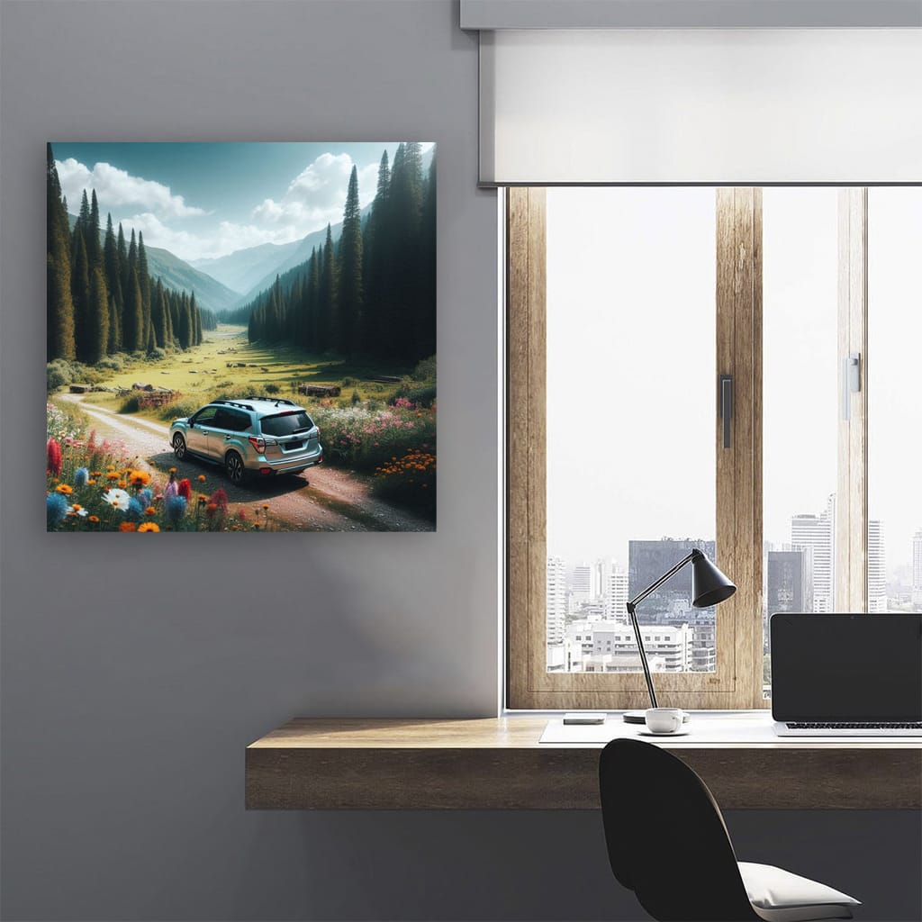 Subaru Forester Valley Wall Art