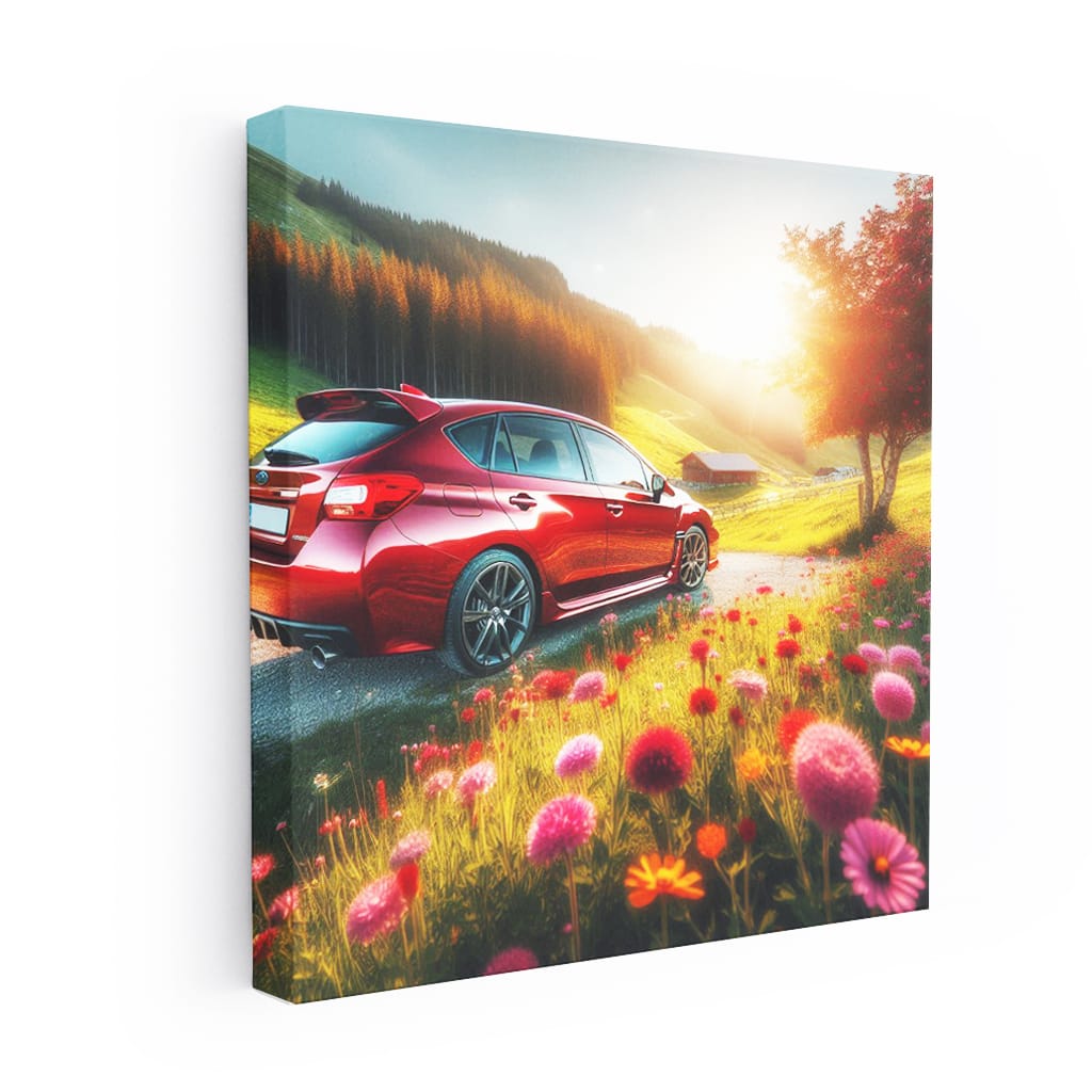 Subaru Impreza Sunny Weath Wall Art