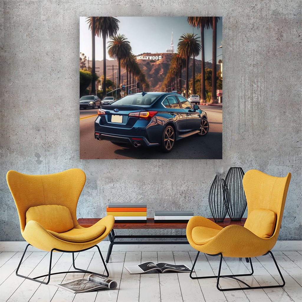 Subaru Legacy Los Angeles Wall Art