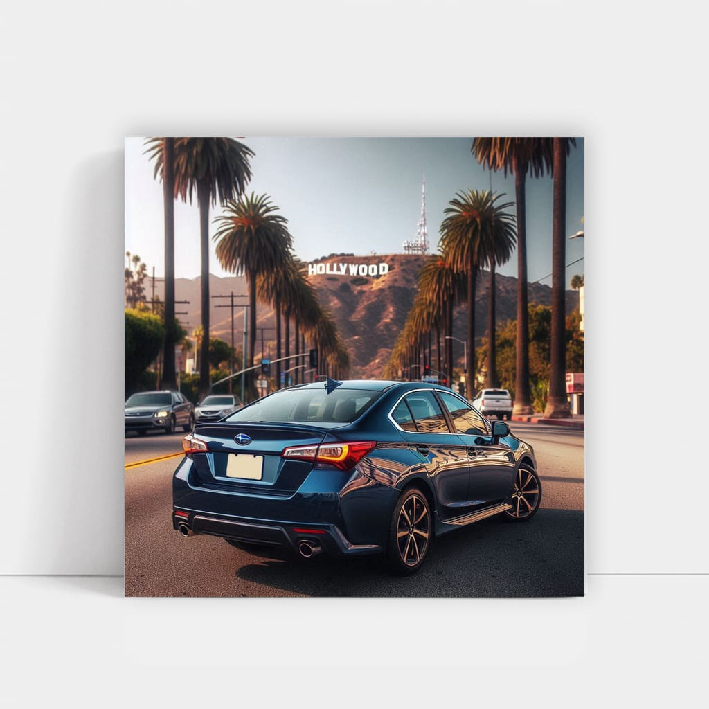 Subaru Legacy Los Angeles Wall Art