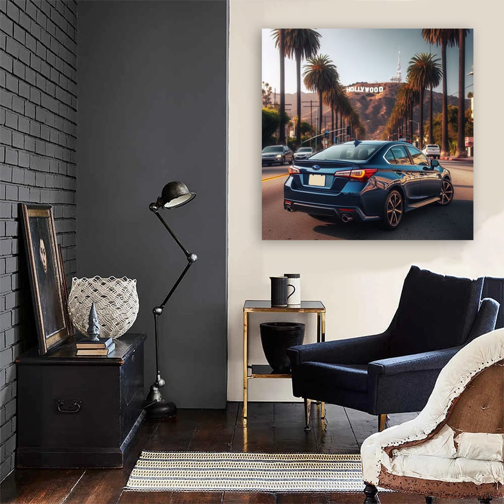 Subaru Legacy Los Angeles Wall Art