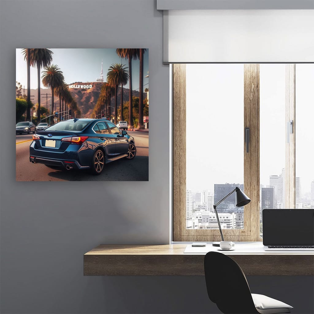 Subaru Legacy Los Angeles Wall Art