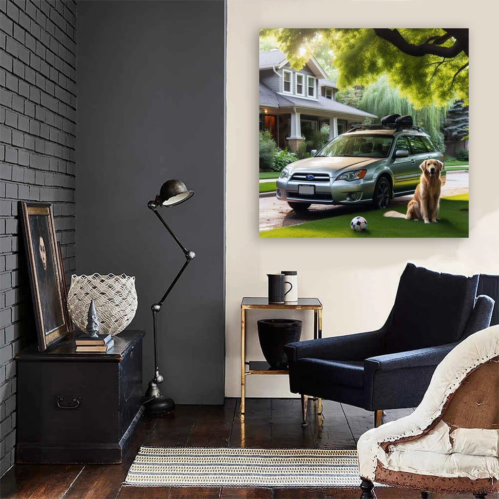 Subaru Legacy Parked - Stylish and Reliable Drive