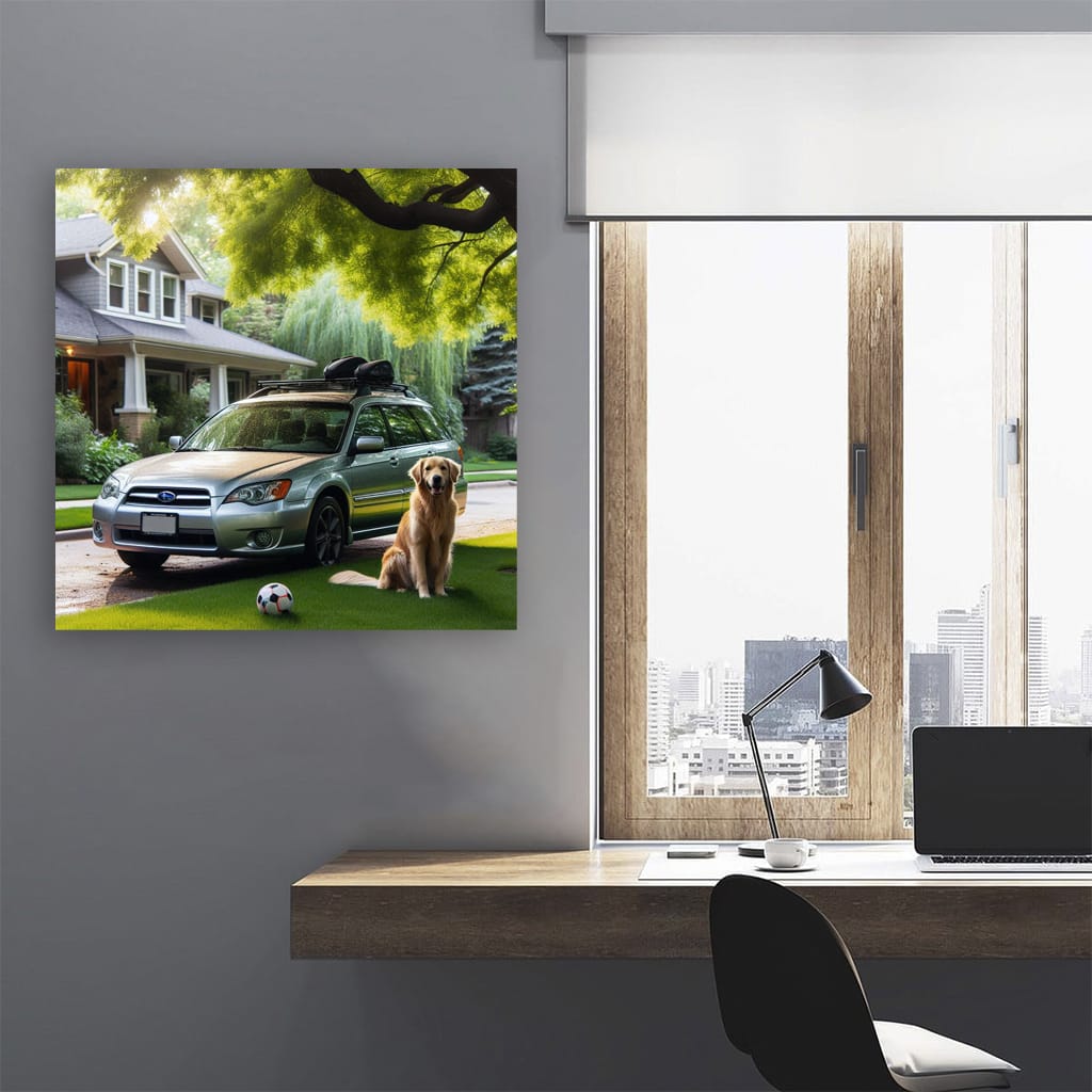 Subaru Legacy Parki Wall Art