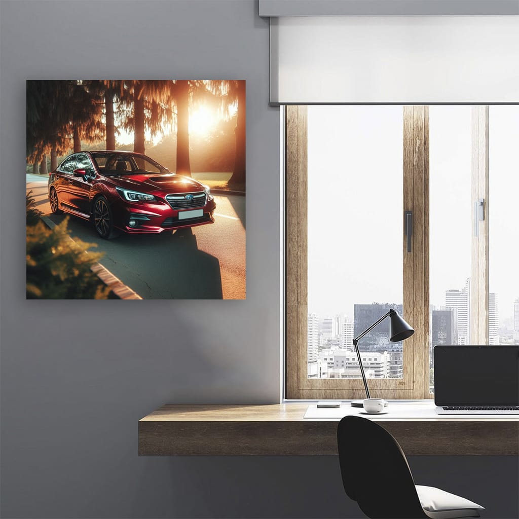 Subaru Legacy Sunny Weath Wall Art