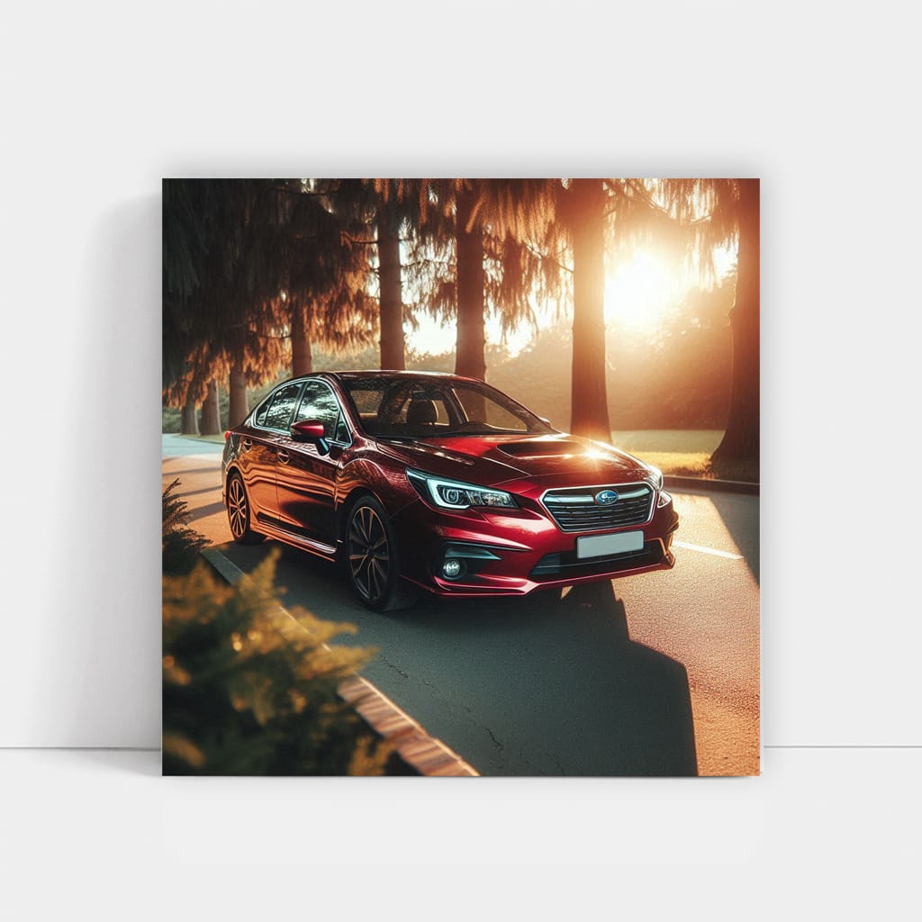 Subaru Legacy Sunny Weath Wall Art