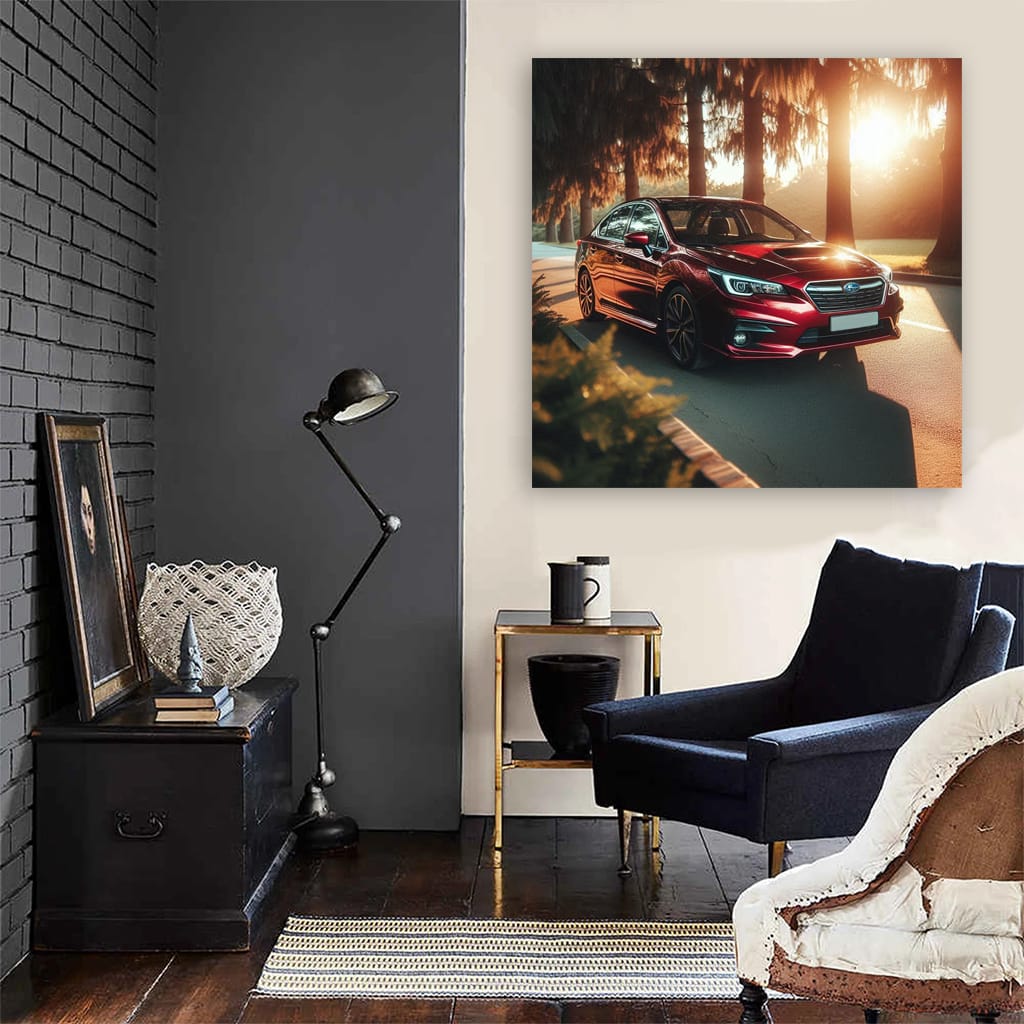 Subaru Legacy Sunny Weath Wall Art