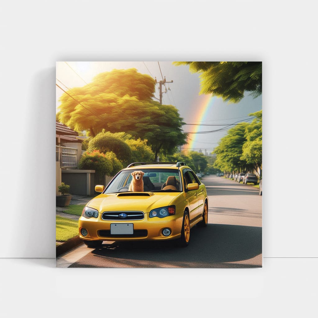 Subaru Legacy Sunny Weather Wall Art