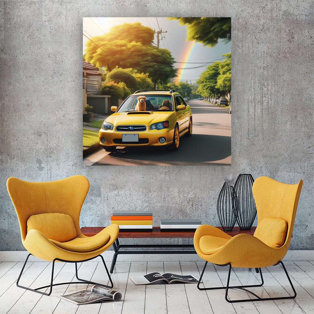 Subaru Legacy Sunny Weather Wall Art