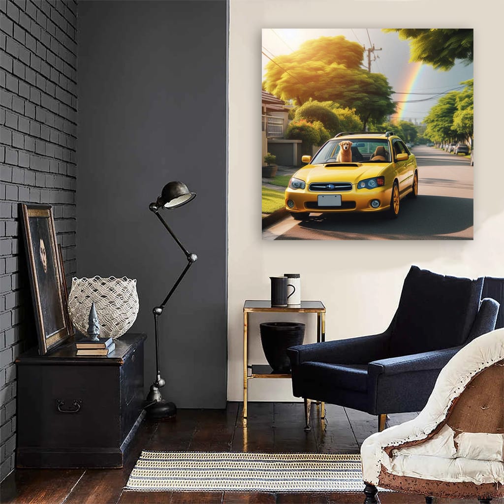 Subaru Legacy Sunny Weather Wall Art