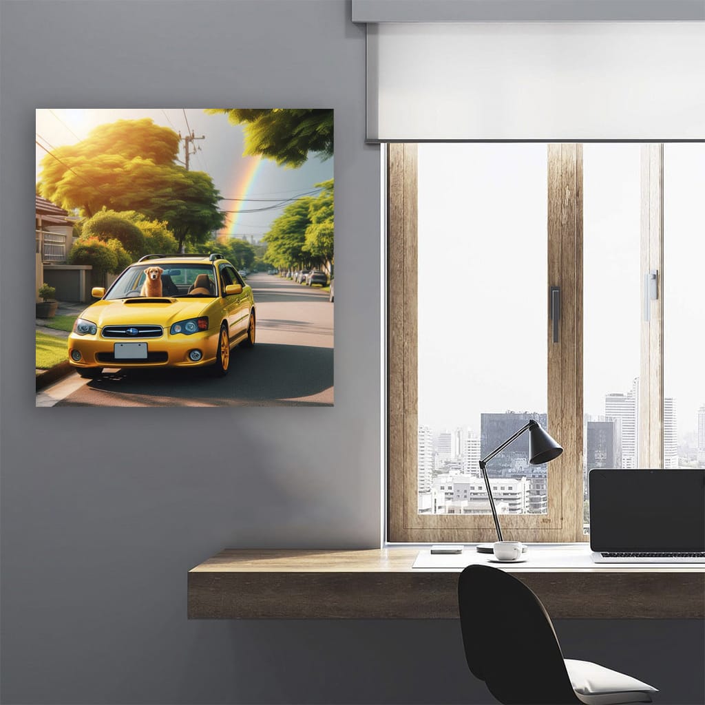 Subaru Legacy Sunny Weather Wall Art