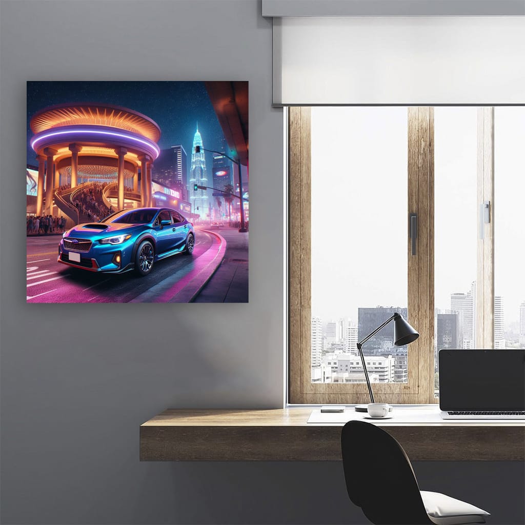 Subaru Levorg Los Angel Wall Art