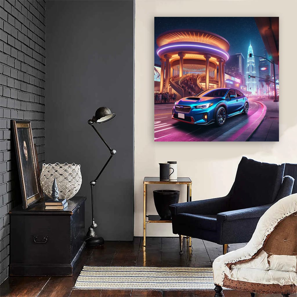 Subaru Levorg Los Angel Wall Art