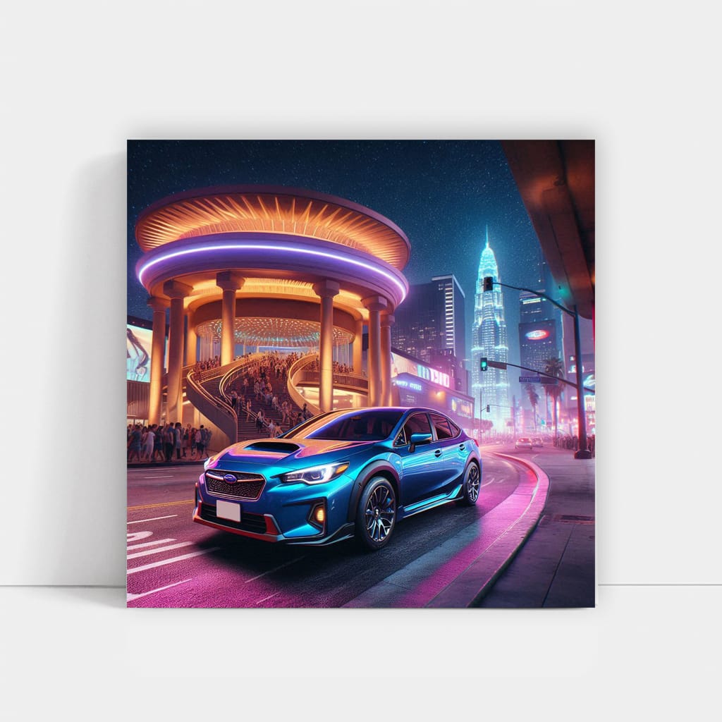 Subaru Levorg Los Angel Wall Art