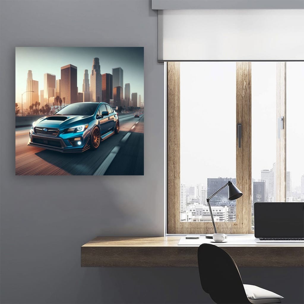 Subaru Levorg Los Angeles Wall Art