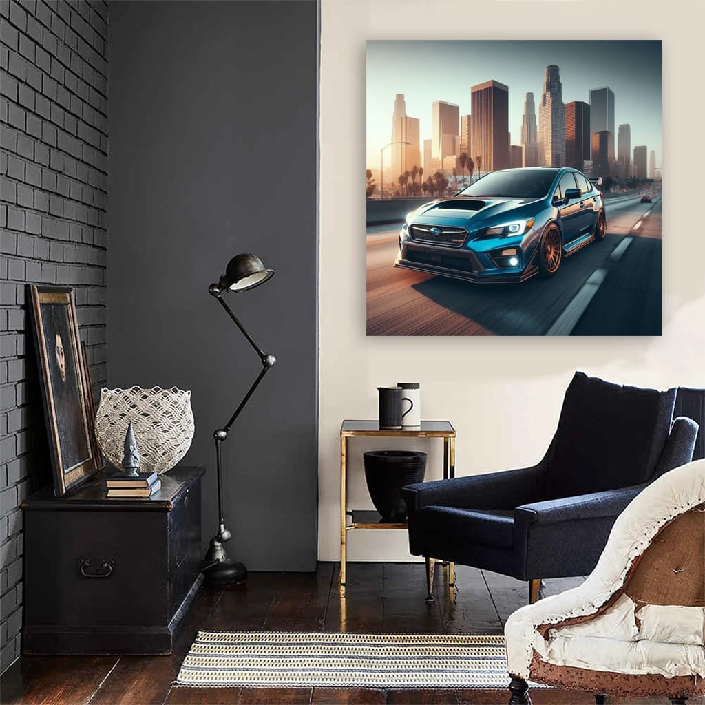 Subaru Levorg Los Angeles Wall Art