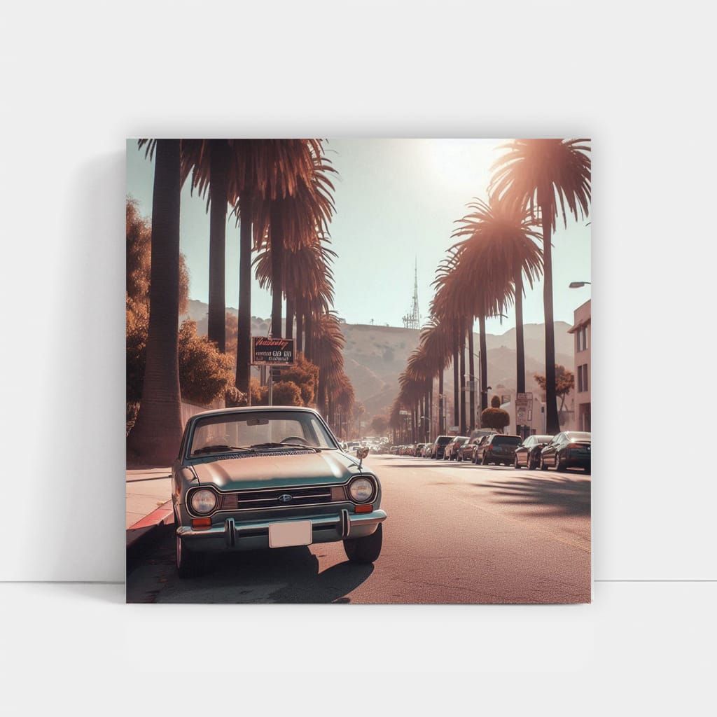 Classic Subaru in Retro Style, Los Angeles - Timeless Appeal