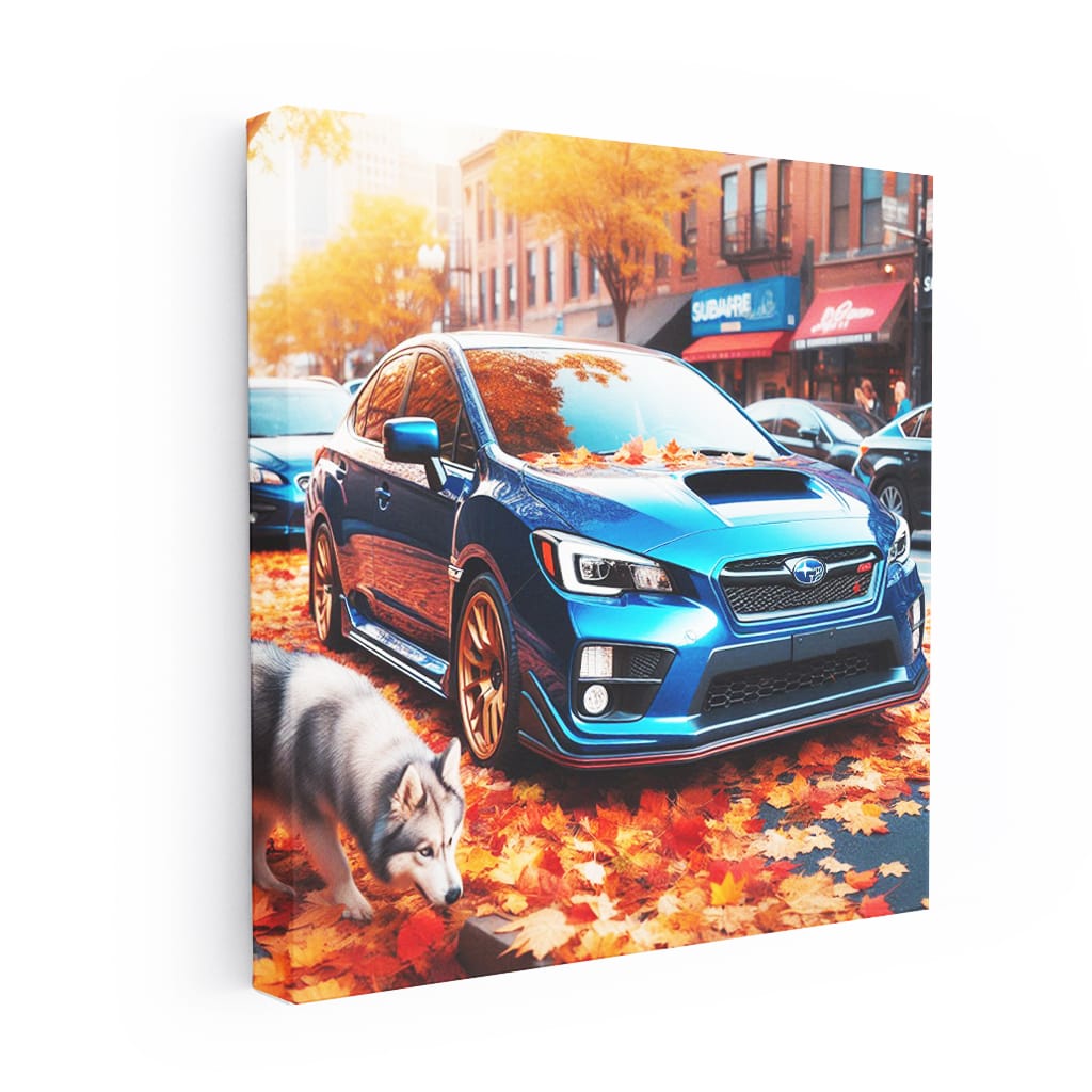 Subaru Wrx Parki Wall Art