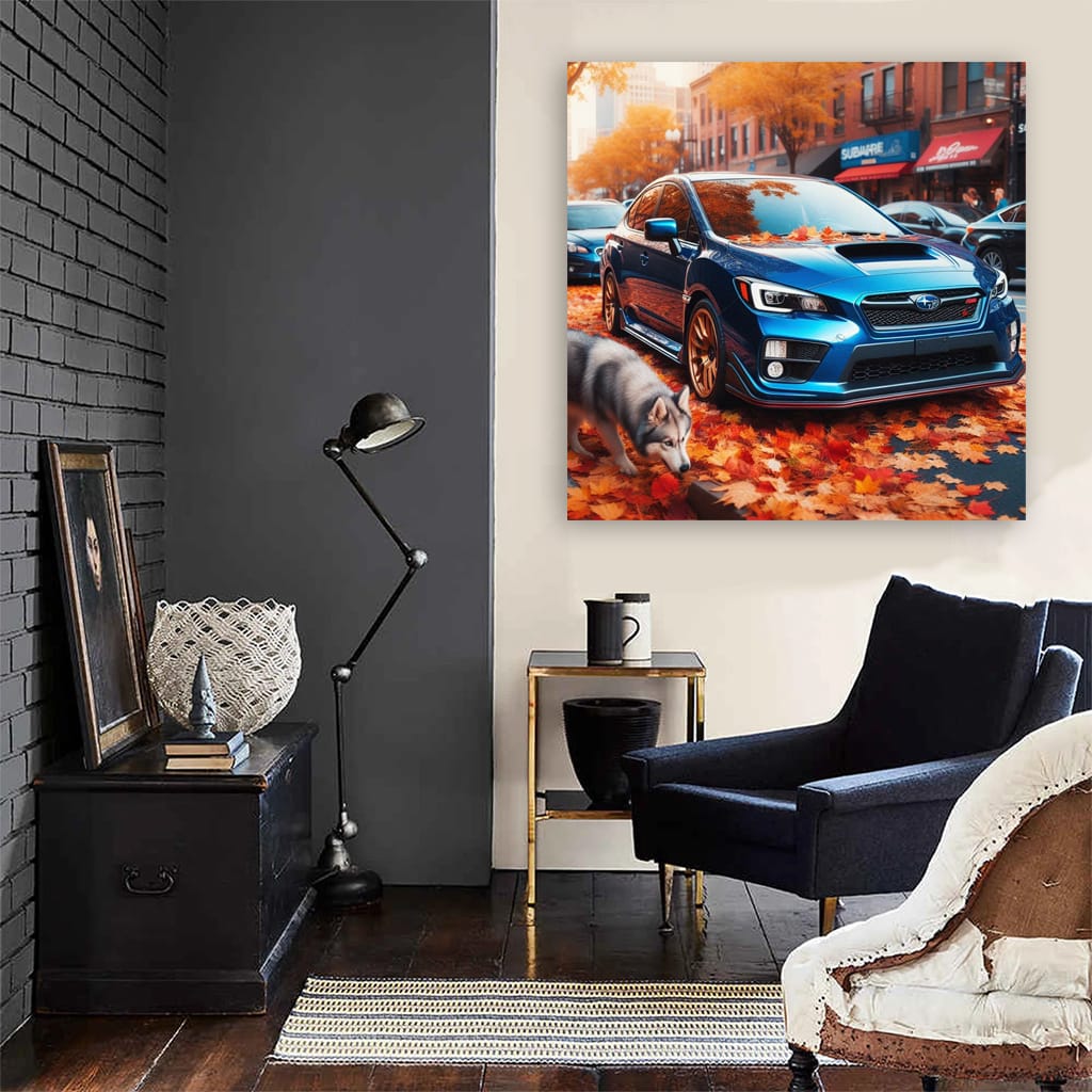 Subaru Wrx Parki Wall Art