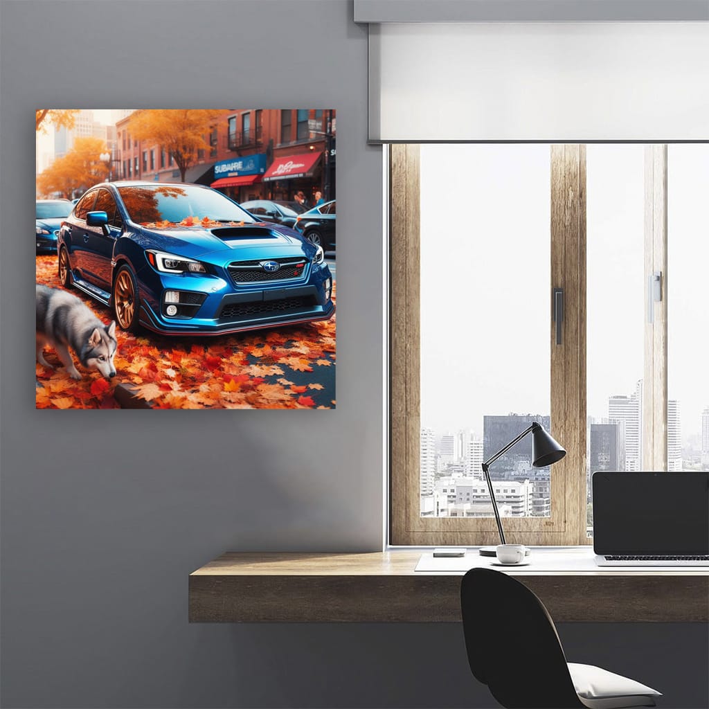 Subaru Wrx Parki Wall Art