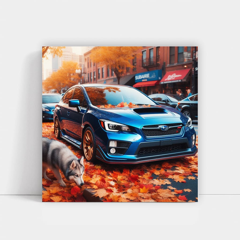 Subaru Wrx Parki Wall Art