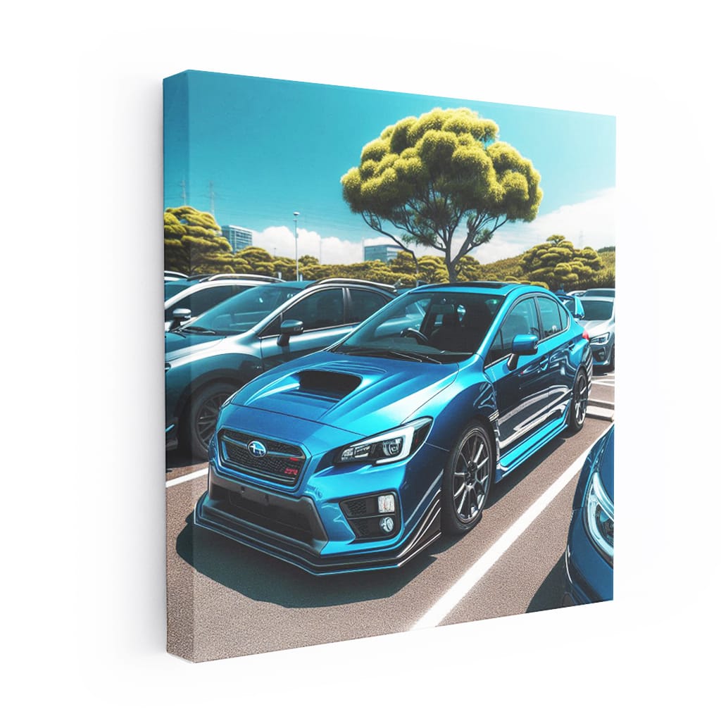 Subaru Wrx Parking Wall Art