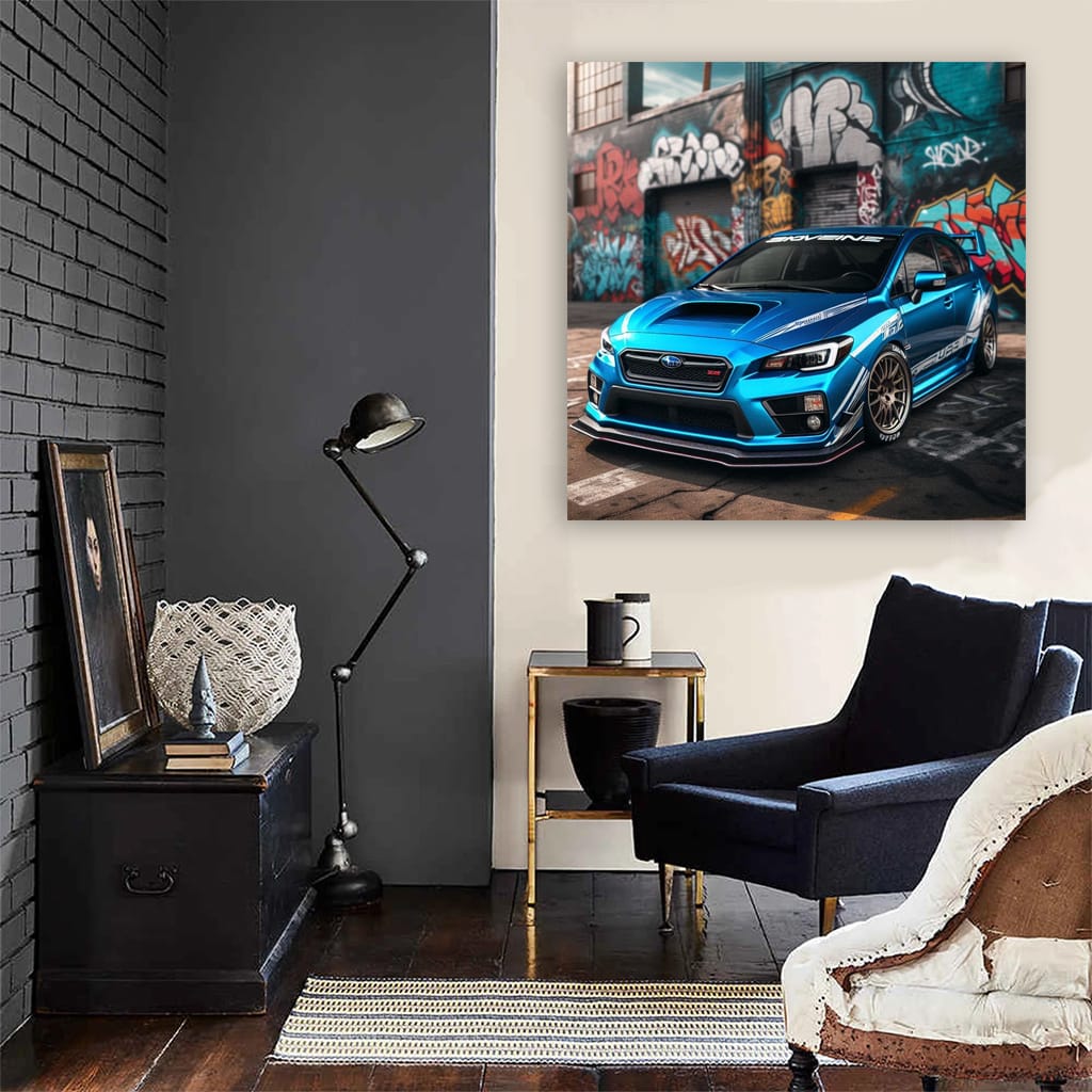 Subaru Wrx Sti Pai Wall Art