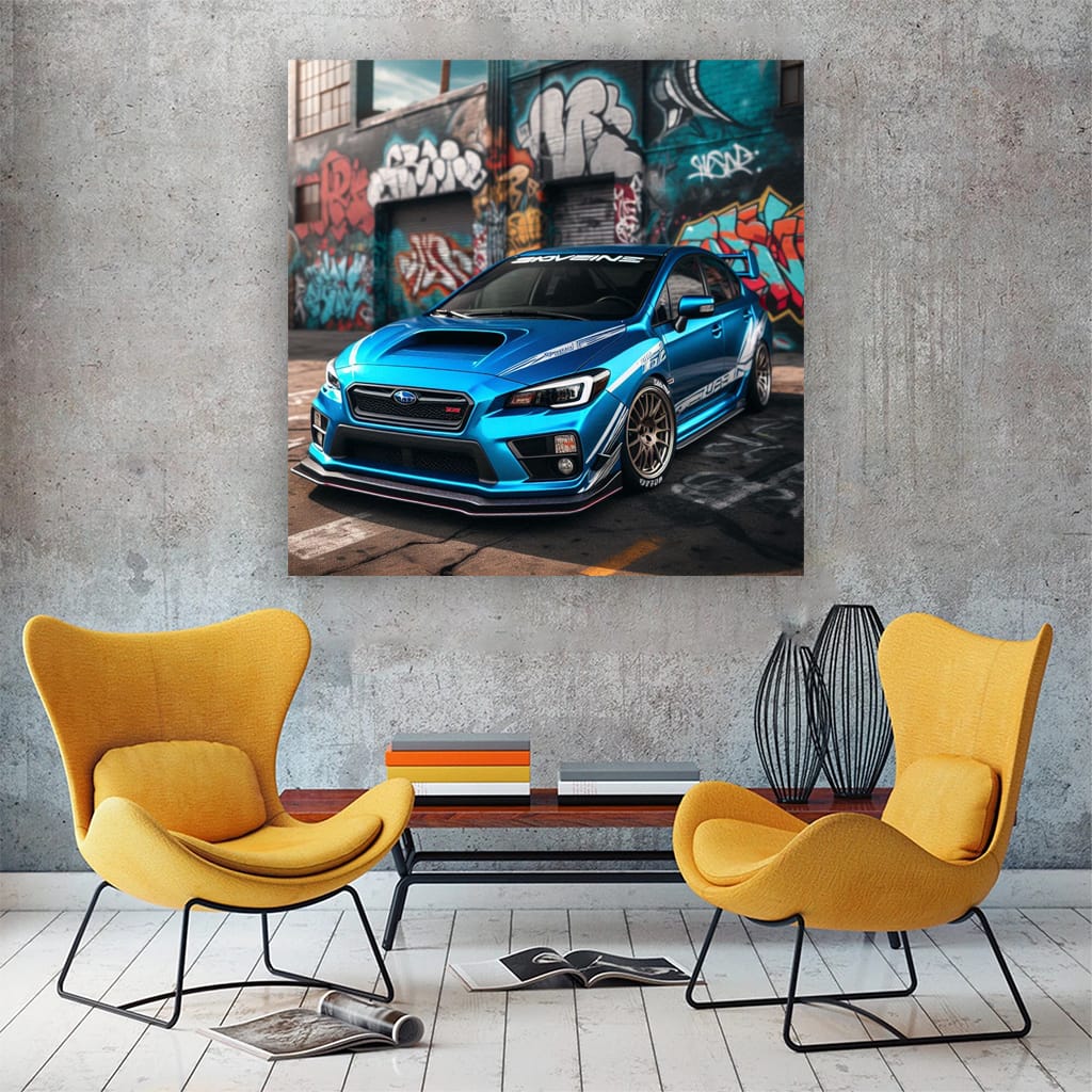 Subaru Wrx Sti Pai Wall Art