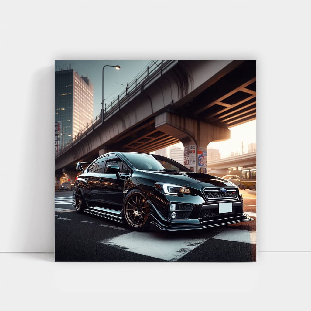 Subaru Wrx Sti Tokyo Jap Wall Art