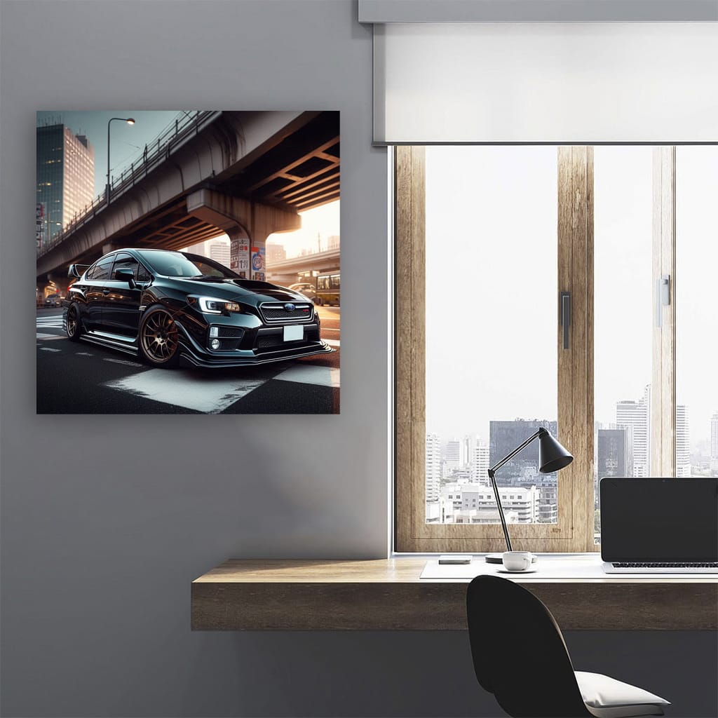 Subaru Wrx Sti Tokyo Jap Wall Art