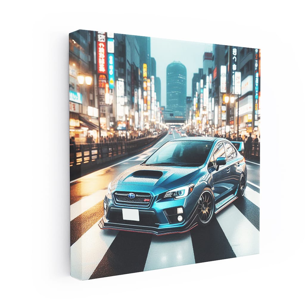 Subaru Wrx Sti Tokyo Japan Wall Art