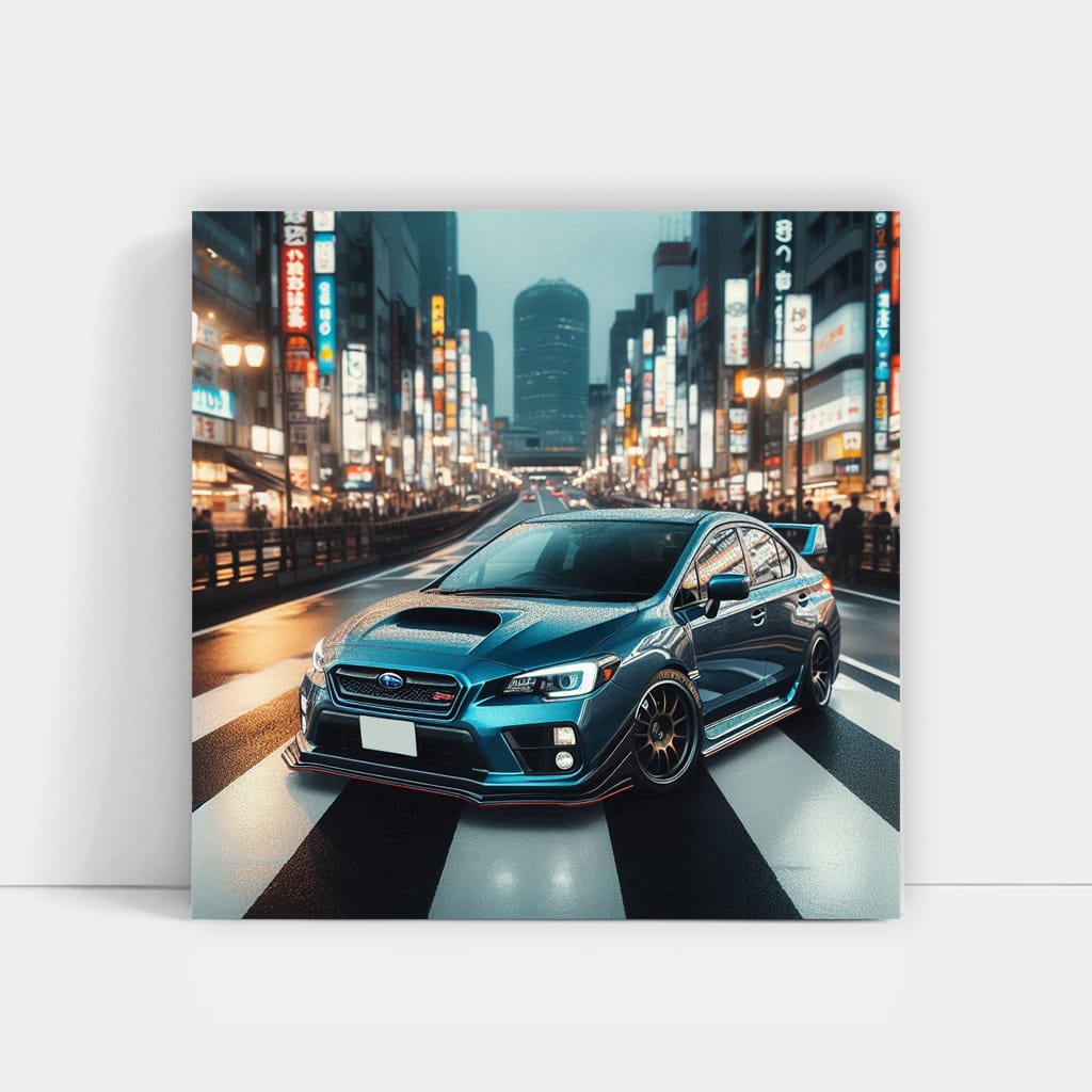 Subaru Wrx Sti Tokyo Japan Wall Art