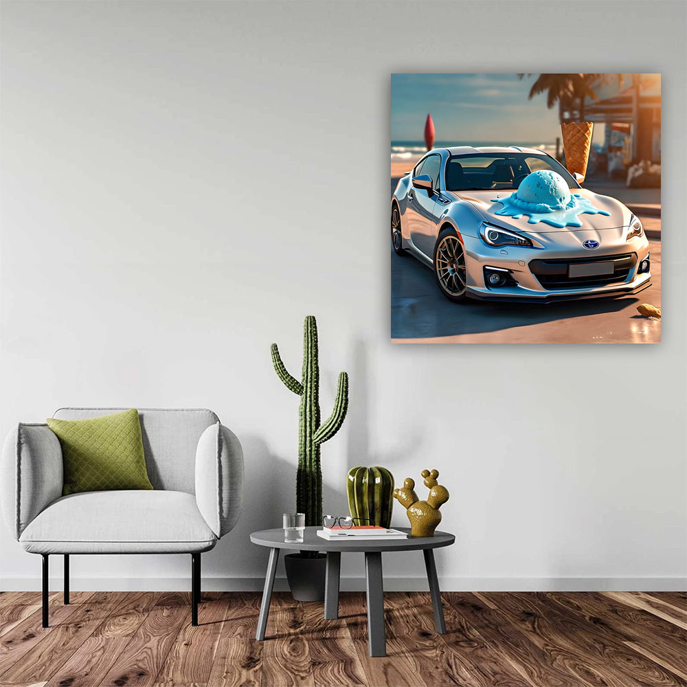 Subaru BRZ and Toyota 86 in Blue, Cool as Ice Cream - Sporty Ride