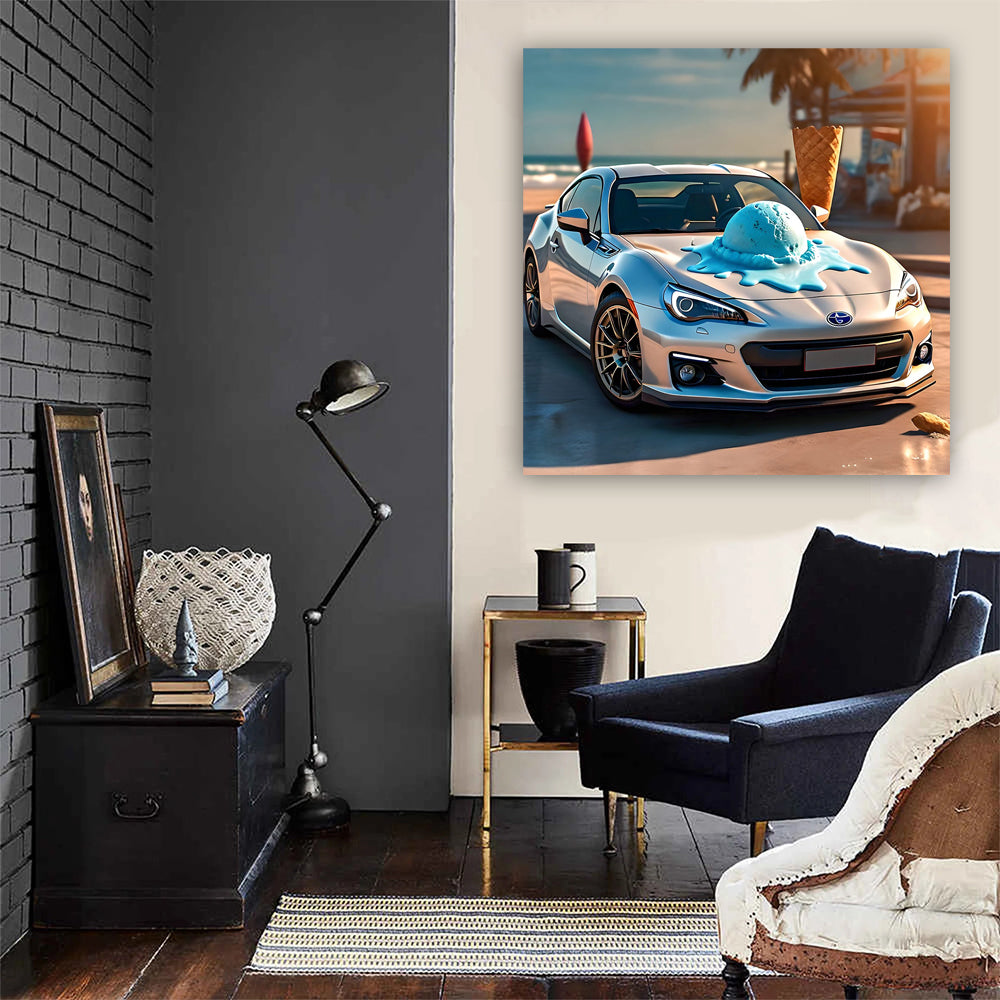 Subaru BRZ and Toyota 86 in Blue, Cool as Ice Cream - Sporty Ride
