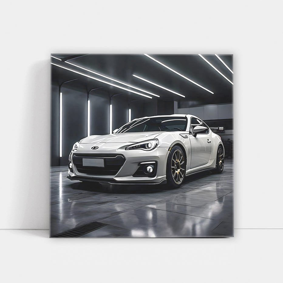 Subaru BRZ Toyota 86 in White: Sleek Elegance in Motion