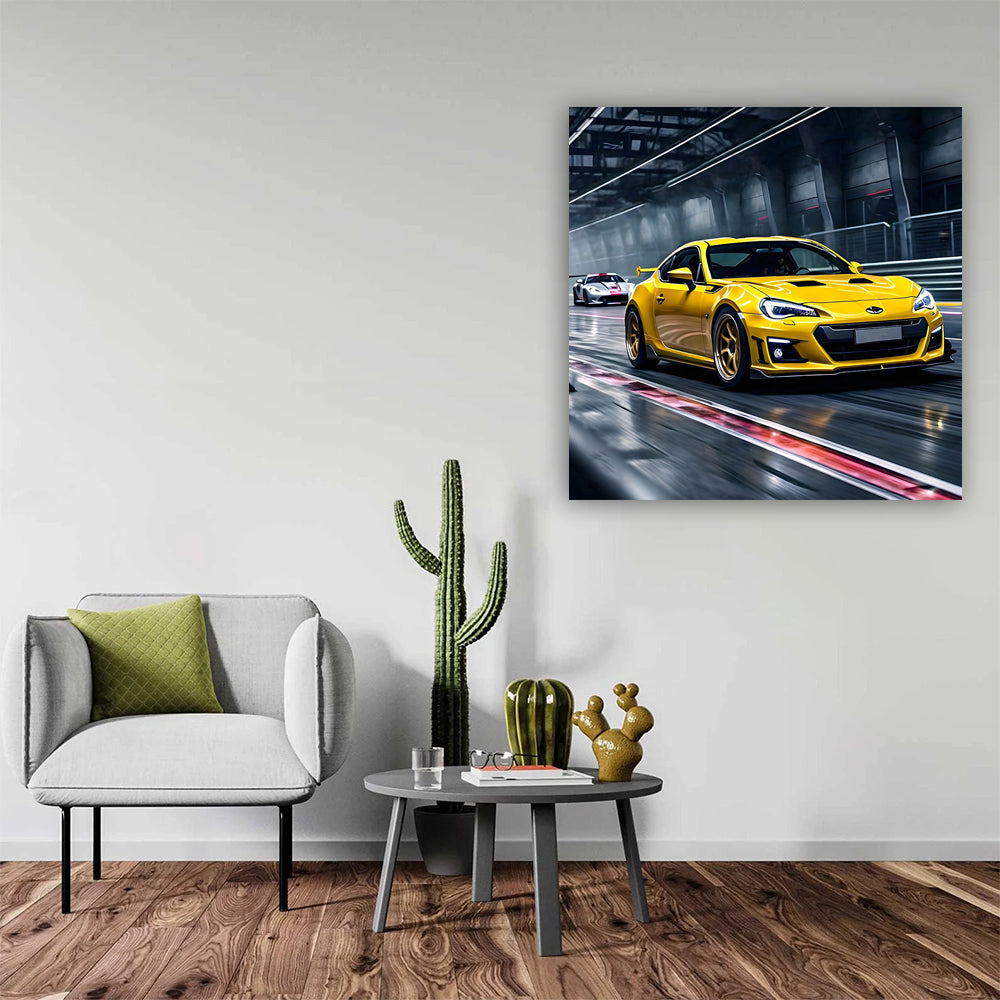 Subaru BRZ & Toyota 86: Yellow Duo on Track - Sporty & Spirited