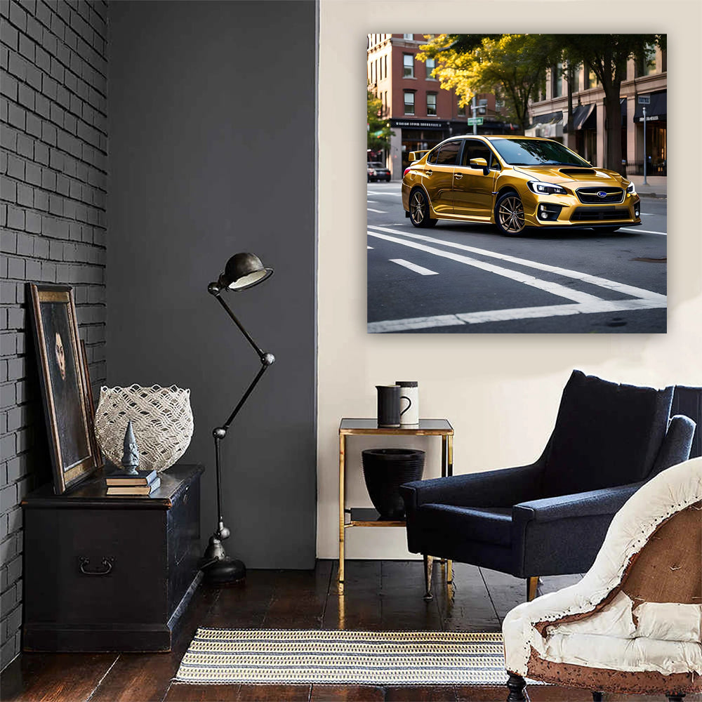 Subaru WRX in Gold - Washington DC Adventure Machine