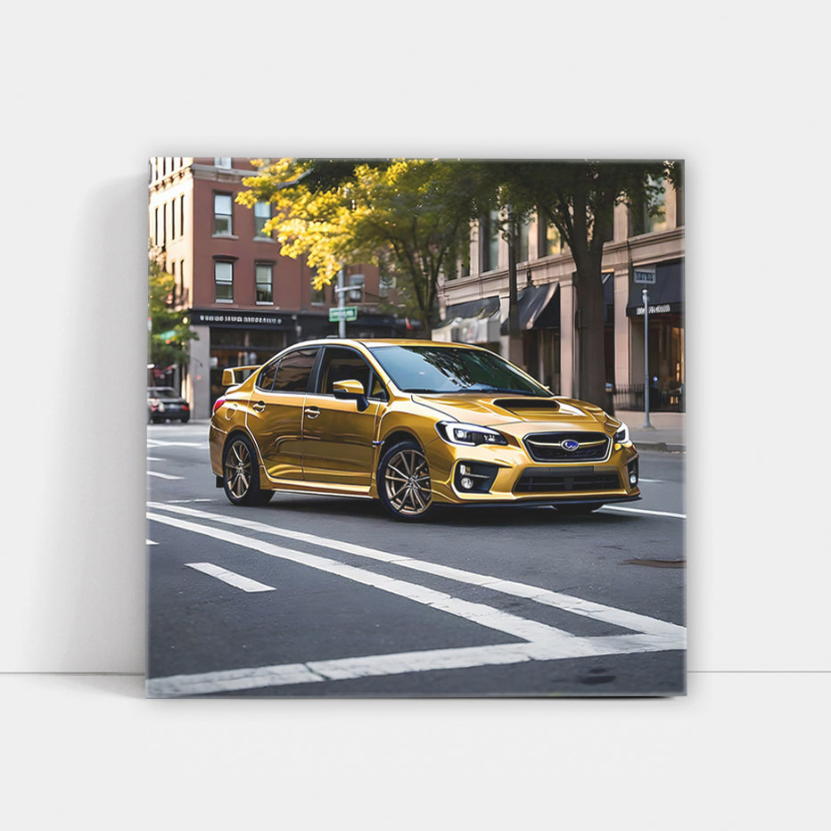 Subaru WRX in Gold - Washington DC Adventure Machine