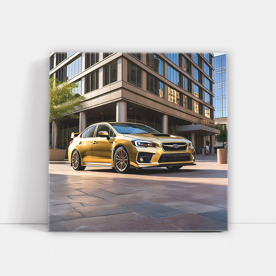 Subaru WRX STI in Gold Shines in Fort Worth TX - Pure Performance