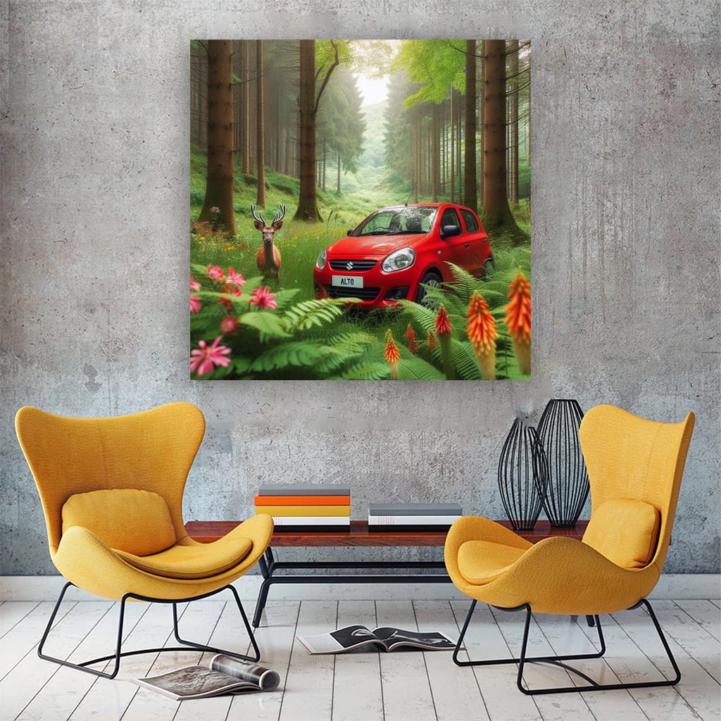 Suzuki Alto Forest Wall Art