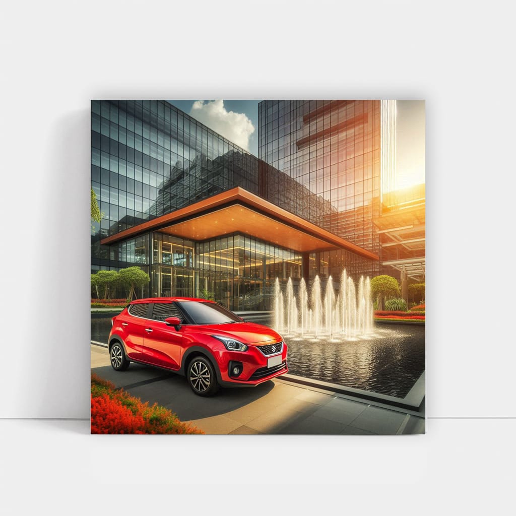 Suzuki Baleno Building Wall Art