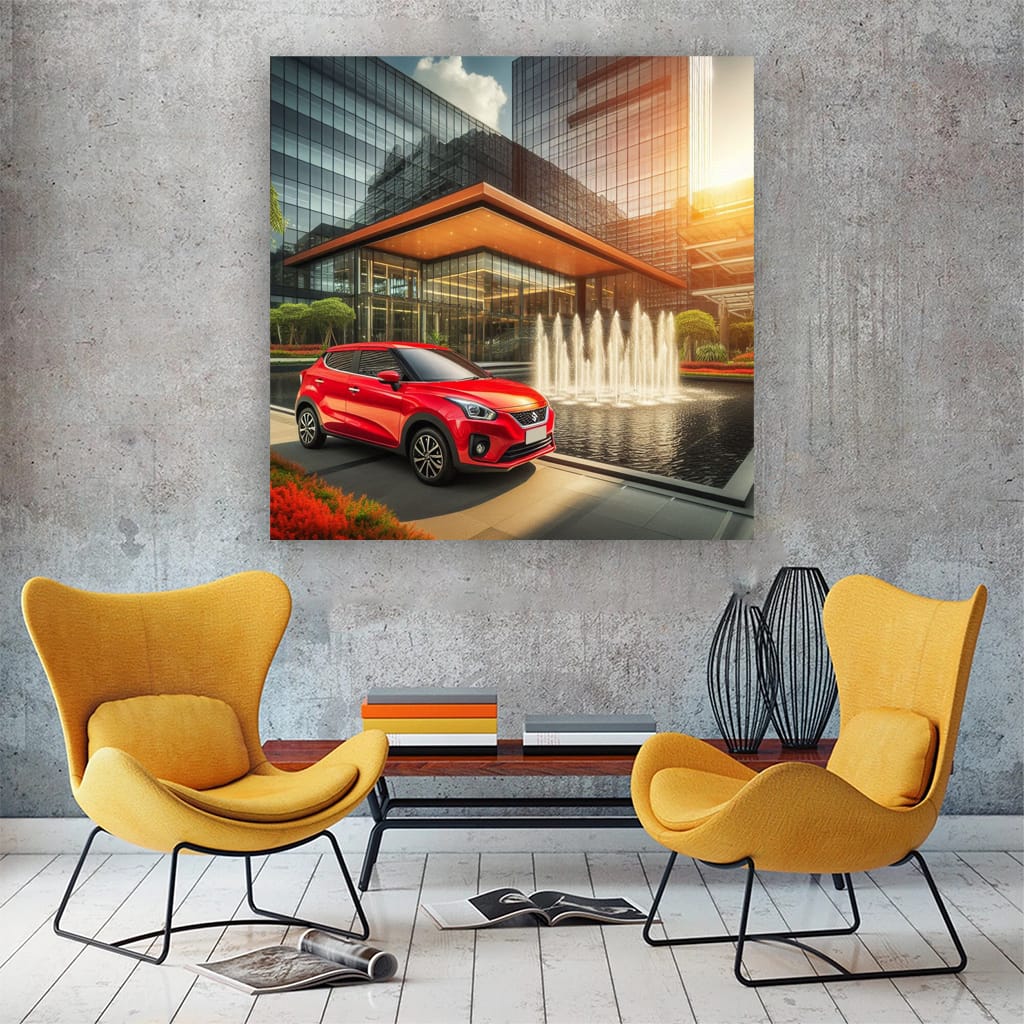 Suzuki Baleno Building Wall Art