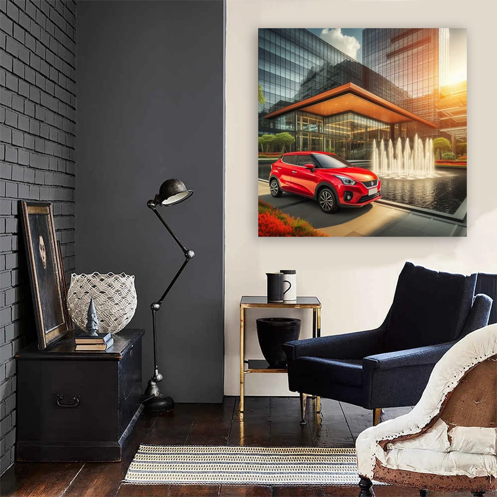 Suzuki Baleno Building Wall Art