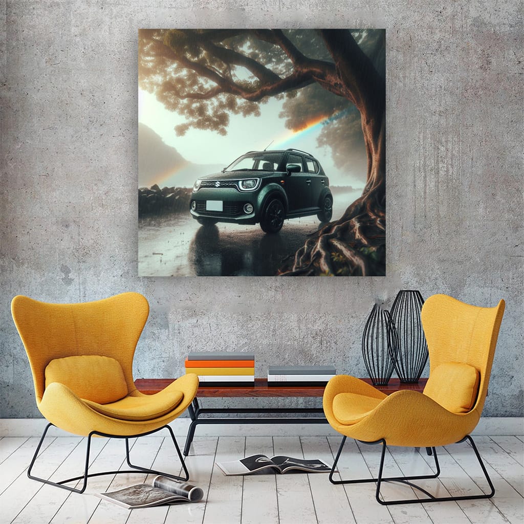 Suzuki Ignis Rainy Weather Wall Art