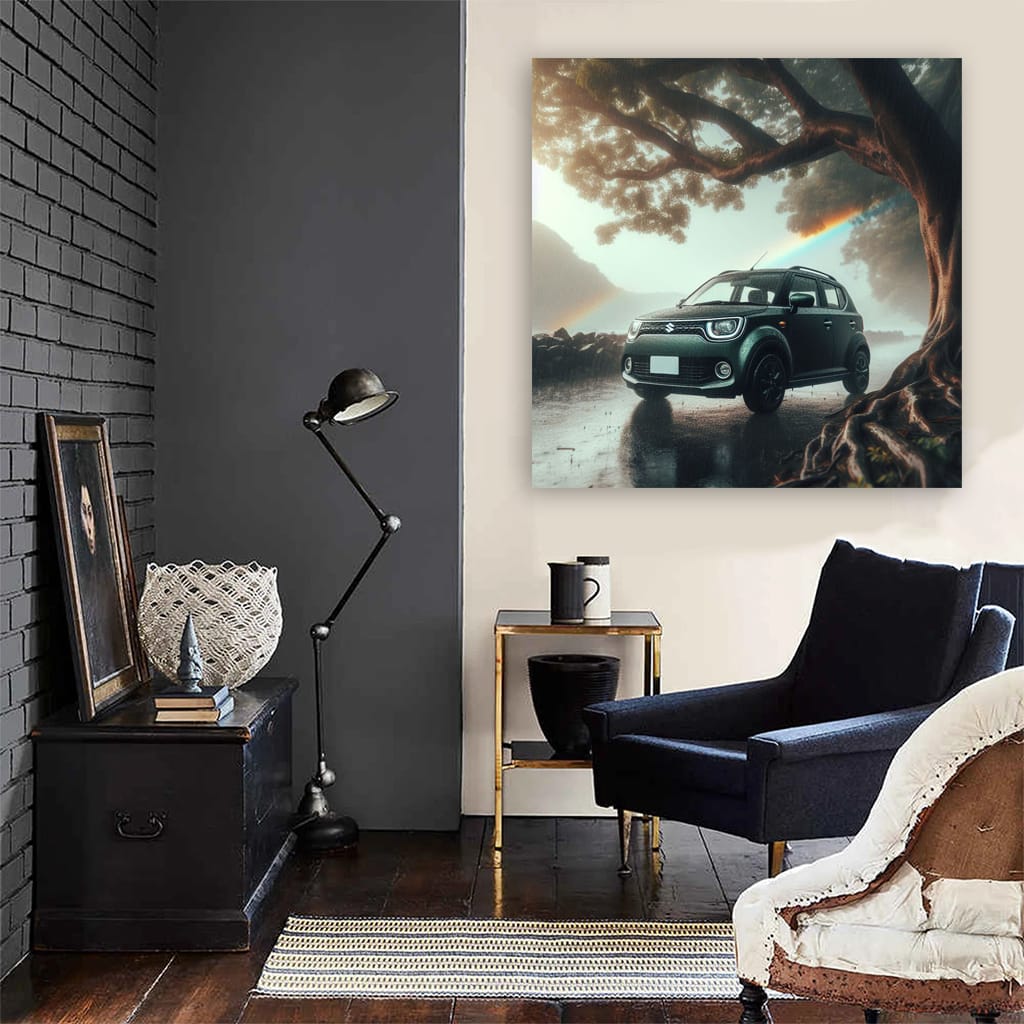 Suzuki Ignis Rainy Weather Wall Art